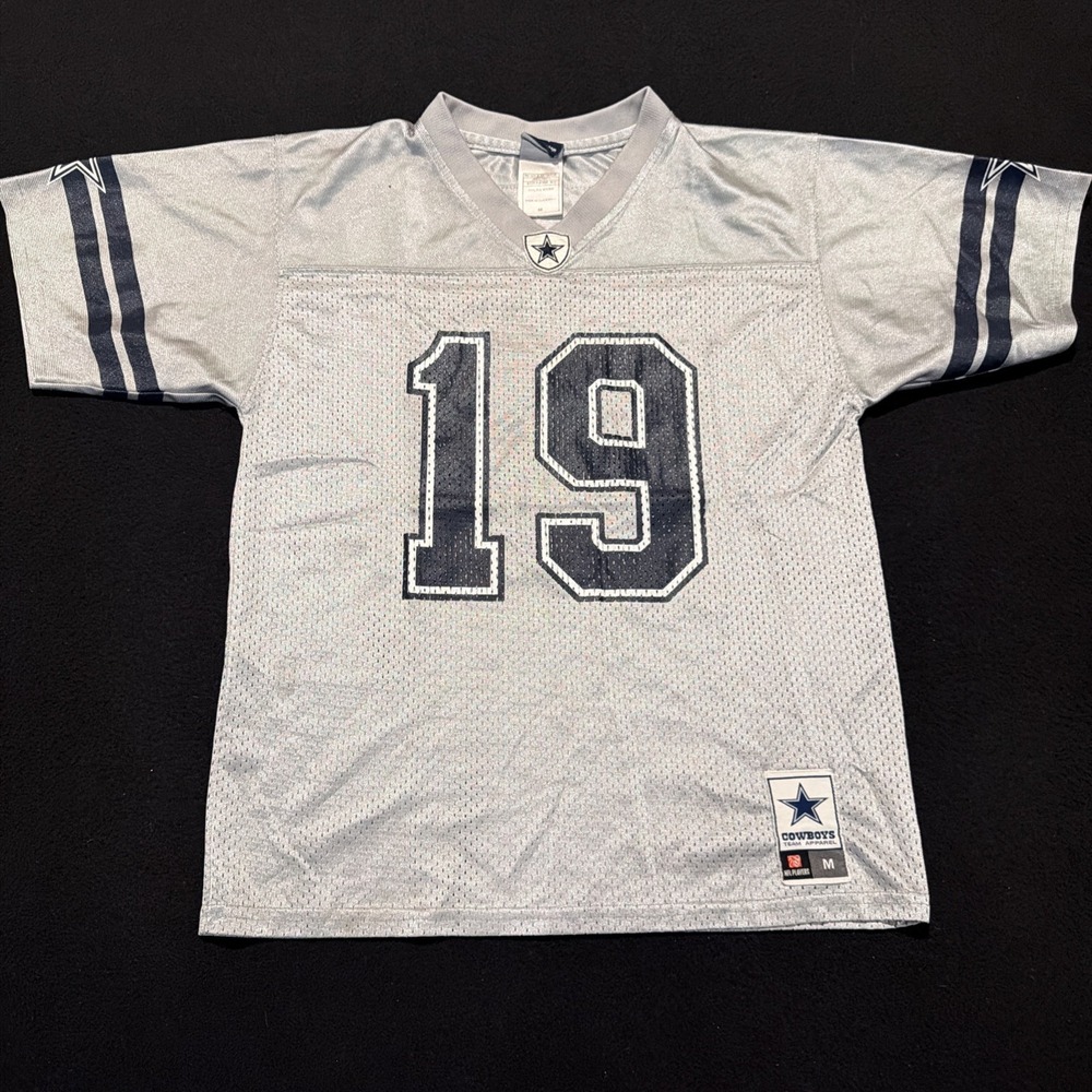 DALLAS COWBOYS FOOTBALL JERSEY #19 Austin  Kids Size Medium